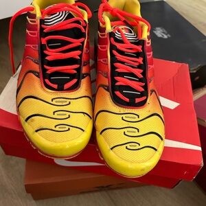 Nike Women's Athletic Shoes - Yellow and Red